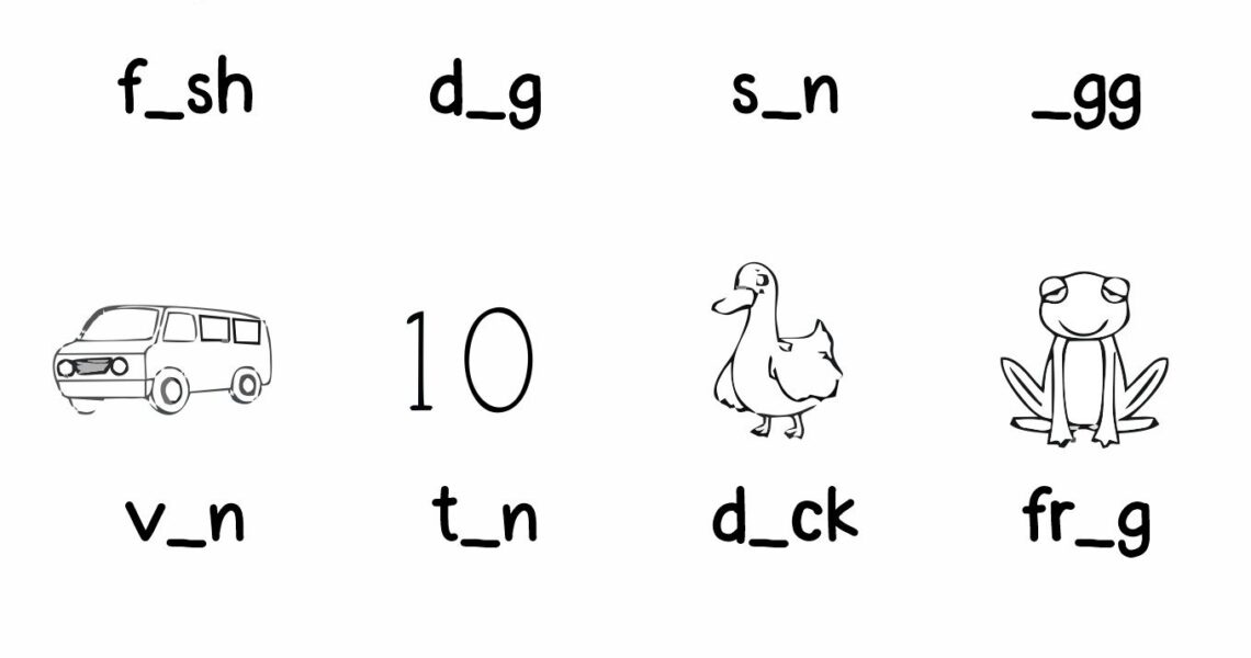 14 Free Printable Phonics Worksheets First Grade
