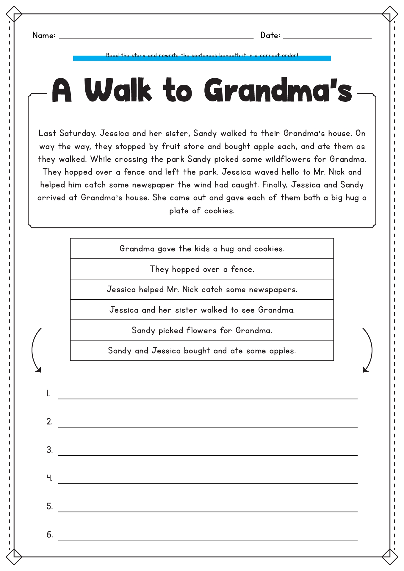 14 Story Sequencing Worksheets 3rd Grade Free PDF At Worksheeto