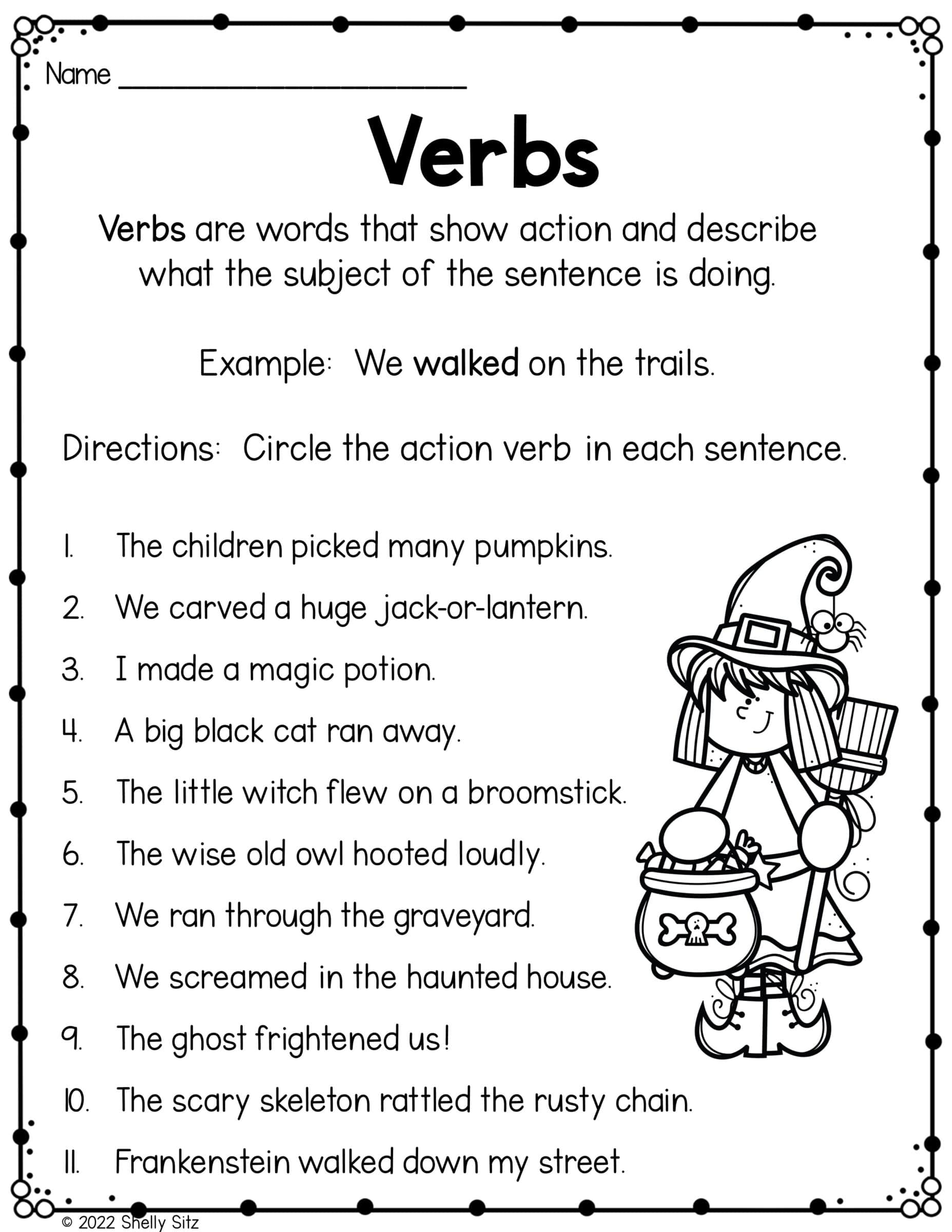 20 FREE Halloween Worksheets For First And Second Grade