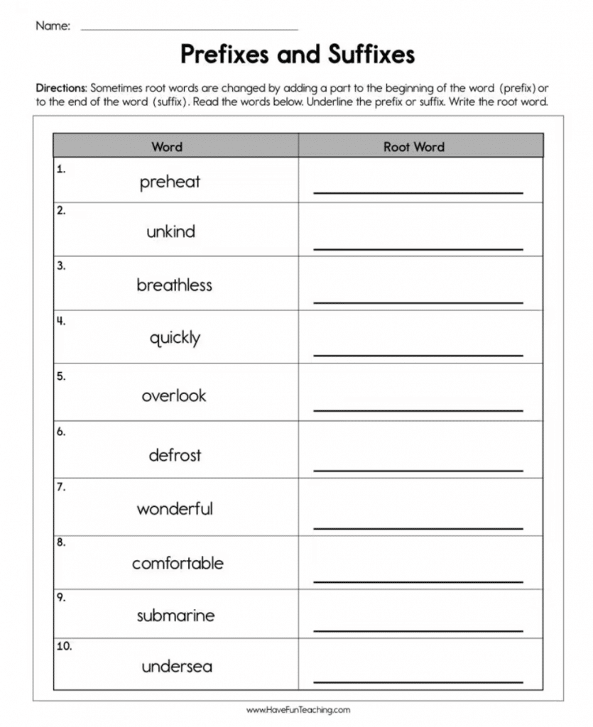 23 First Grade Grammar Worksheets That Teach The Basics The 