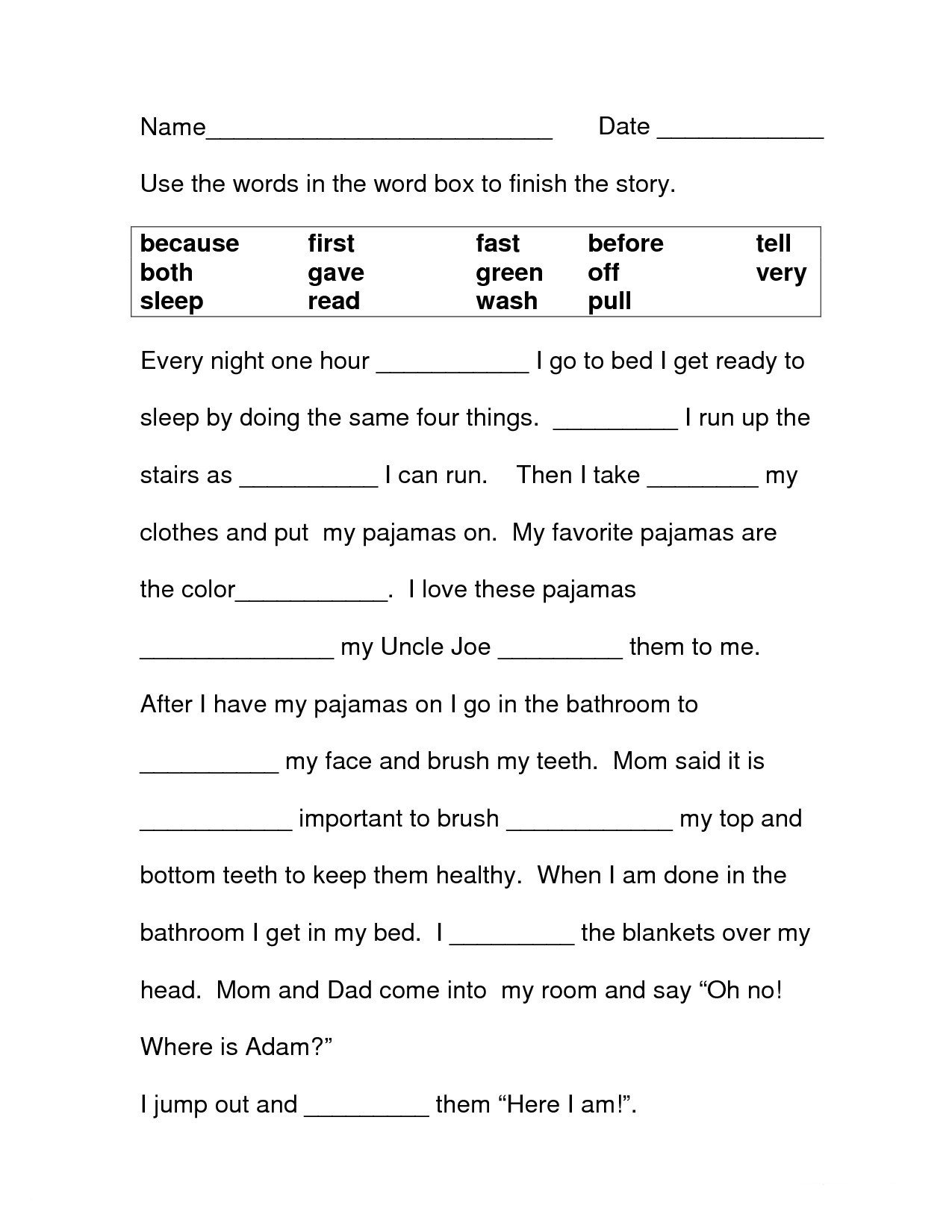 2th Grade English Worksheets Free Printable