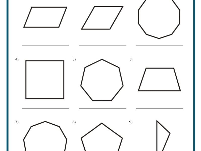 2nd Grade Geometry Worksheets