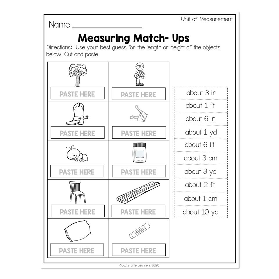2nd Grade Math Worksheets Measurement Unit Of Measurement 2nd Grade Math Worksheets Measurement Unit Of Measurement