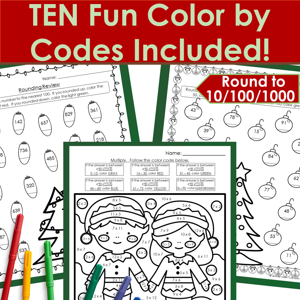 Free Printable 3rd Grade Christmas Worksheets