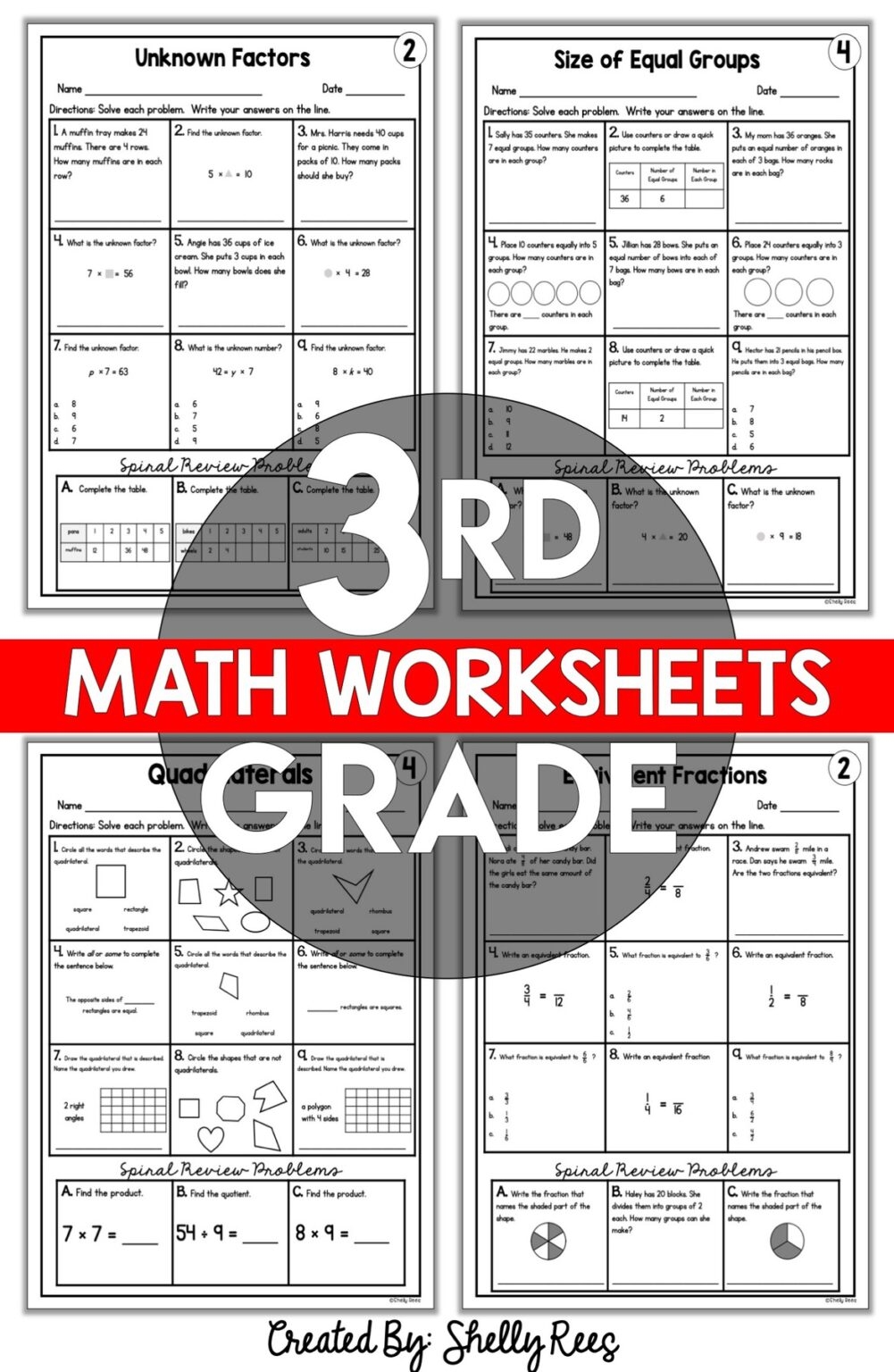 3rd Grade Worksheets Free Printables