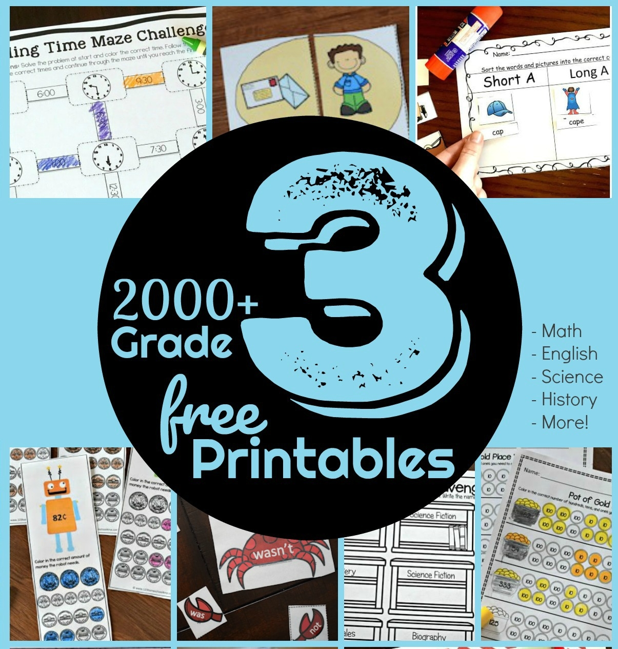 3rd Grade Science Free Printable Worksheets