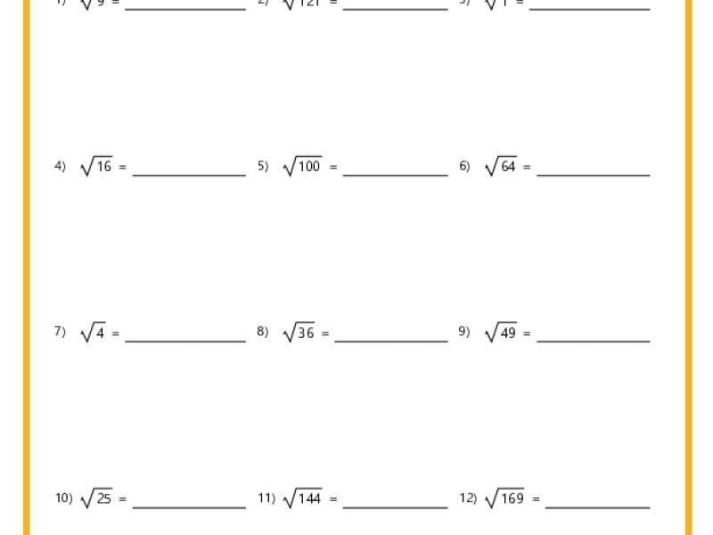 7th Grade Math Worksheets