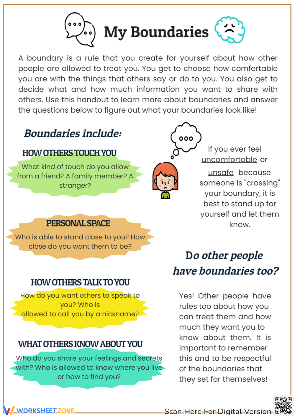 Behavior Activities Worksheets 2025