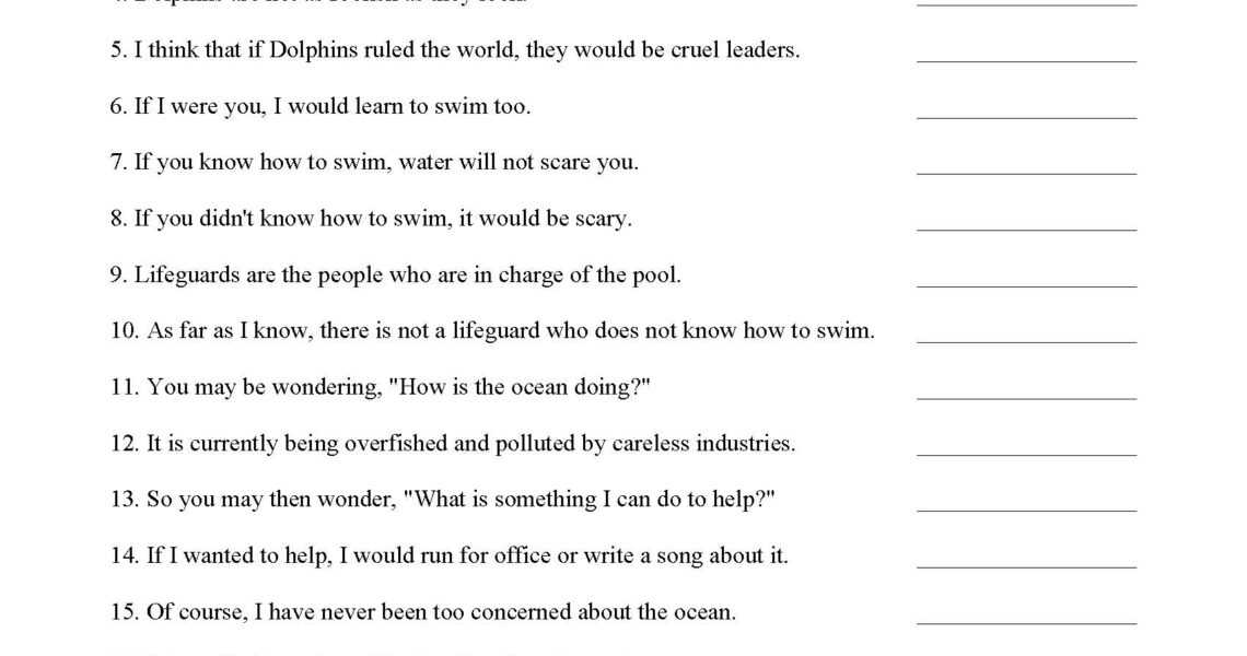 Contractions Worksheet 4 Grammar Activity