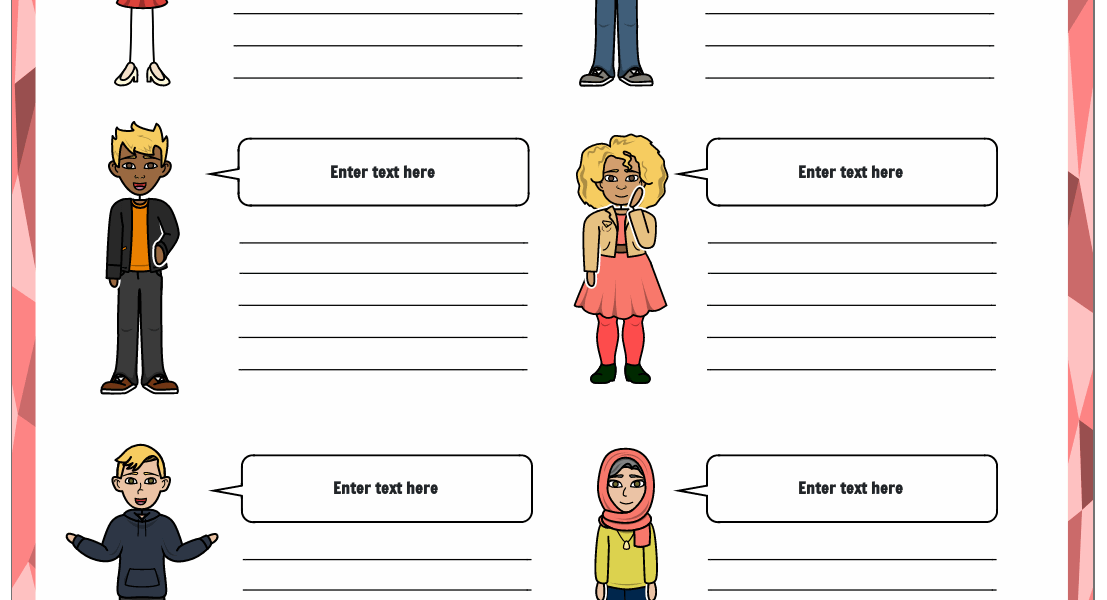 Dialogue Worksheets For Comprehensive Reading StoryboardThat