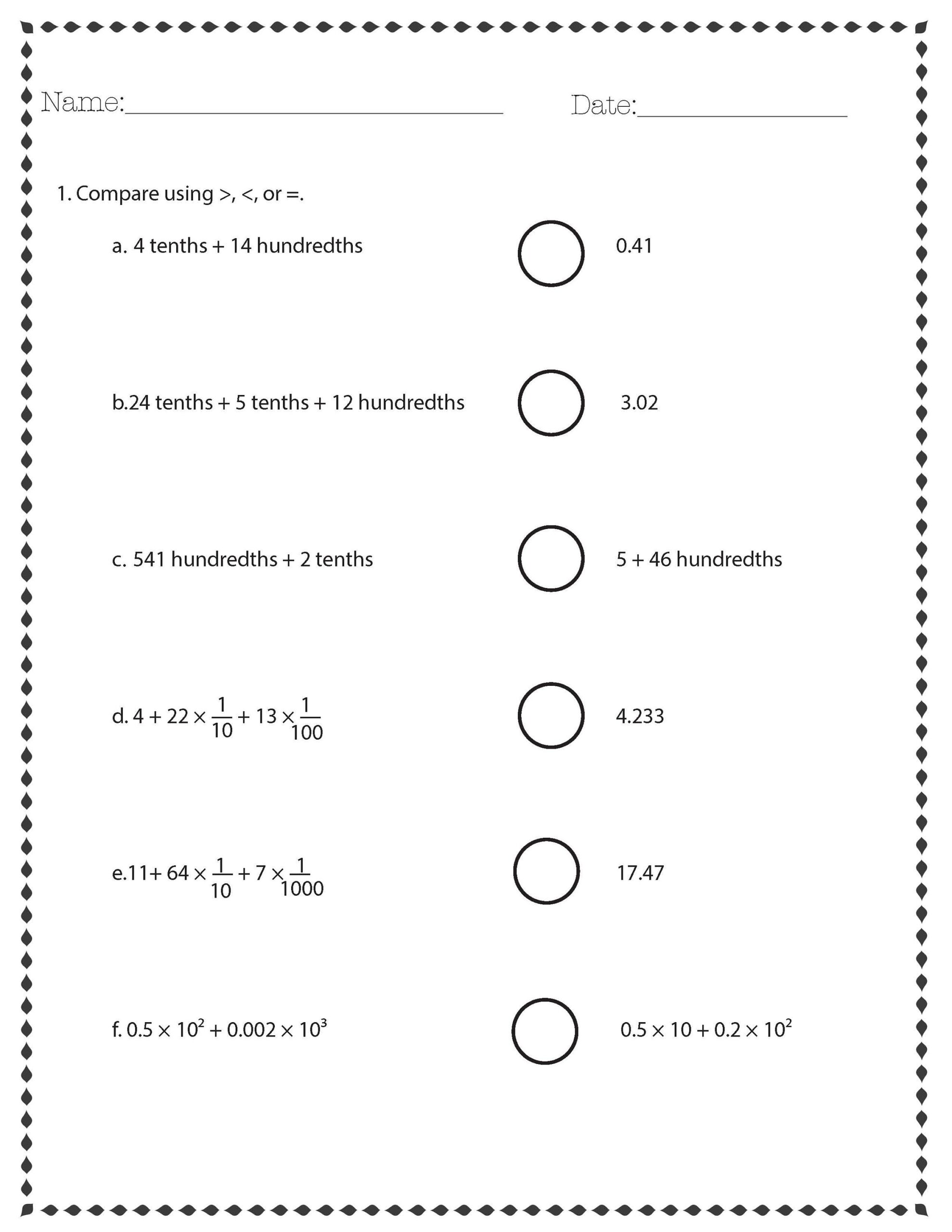 Eureka Math Engage NY Extra Worksheets For 5th Grade module 1 Eureka Math Engage NY Extra Worksheets For 5th Grade module 1