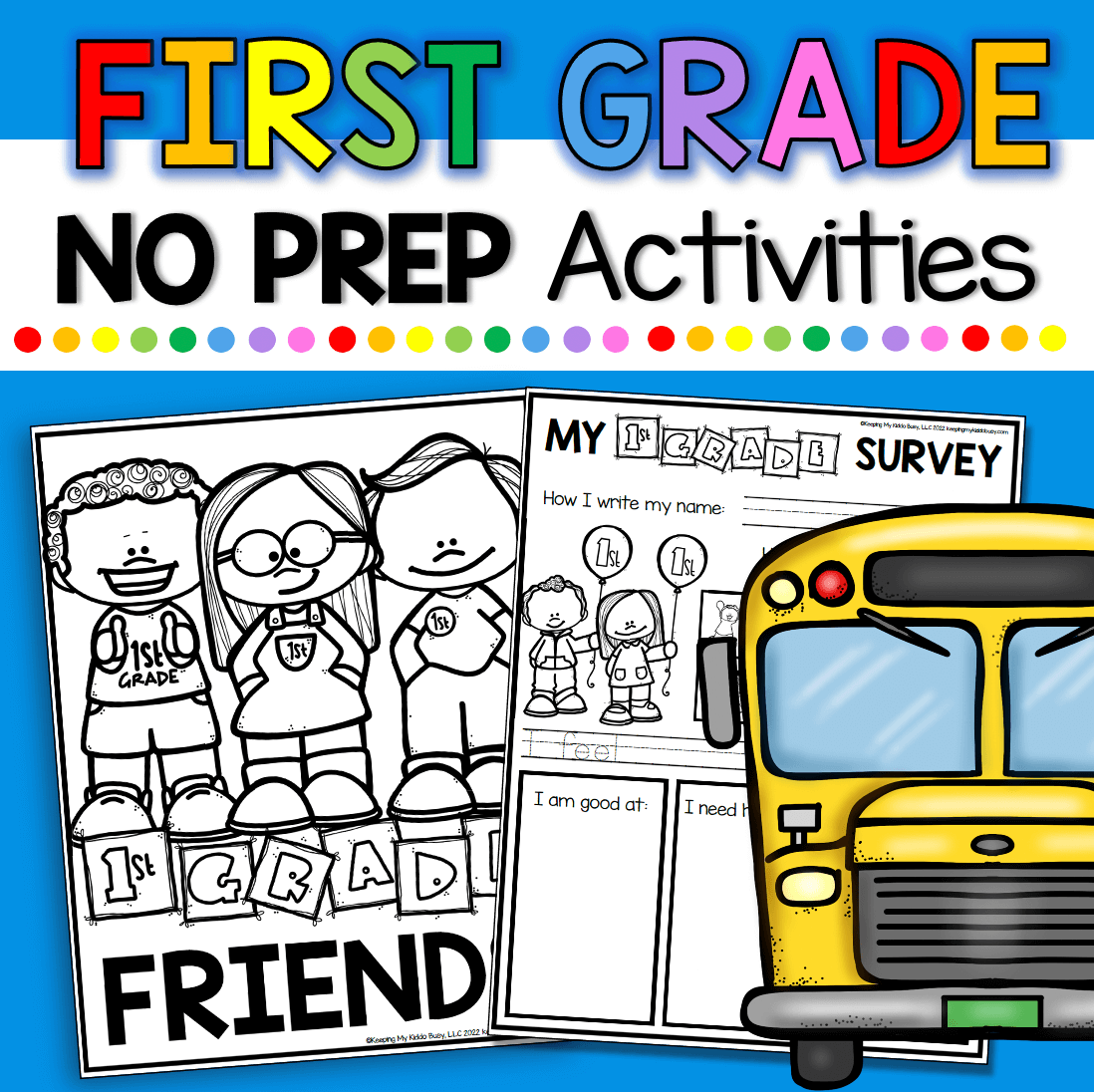 Free Kindergarten And First Grade Worksheets Free Kindergarten And First Grade Worksheets