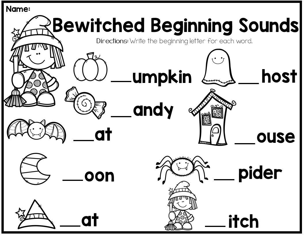 First Grade Halloween Literacy Printables Etsy First Grade Halloween Literacy Printables Etsy