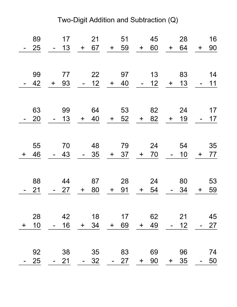 3rd Grade Math Worksheets - Free