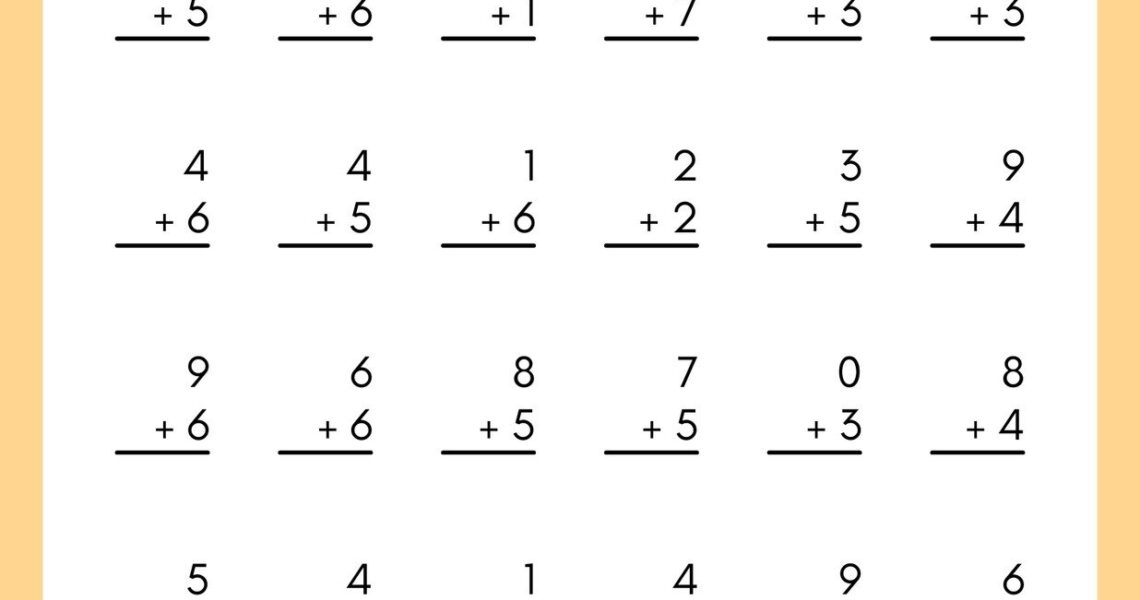 Free 3rd Grade Math Worksheet Templates To Customize Canva