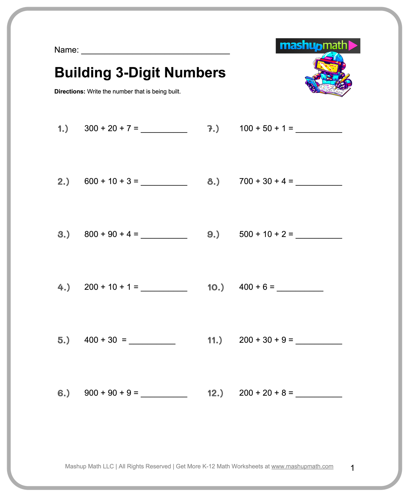 Free Printable Worksheets 3rd Grade Math Free Printable Worksheets 3rd Grade Math