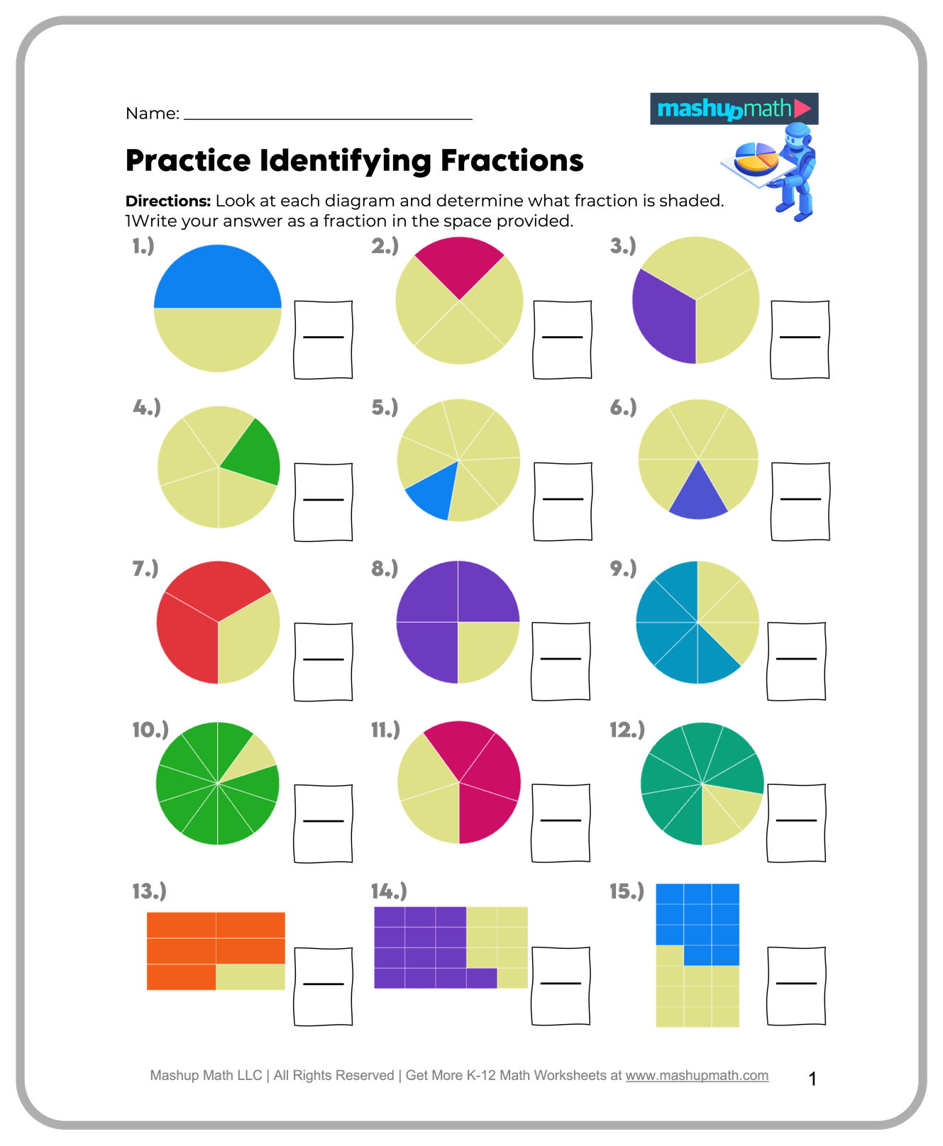 Free 3rd Grade Math Worksheets Printable W Answers Mashup Math Free 3rd Grade Math Worksheets Printable W Answers Mashup Math