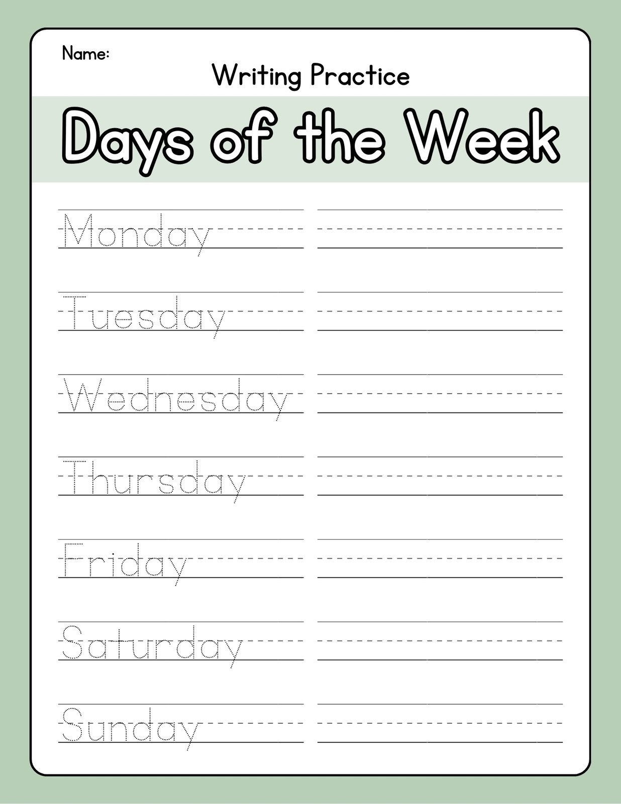 First Grade Printable Worksheets Free