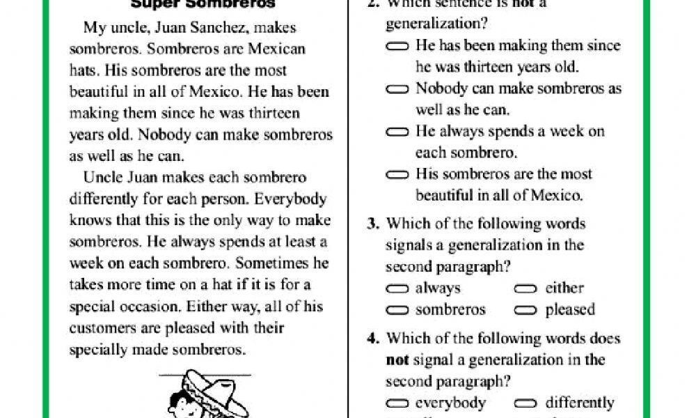 Free Generalization Worksheet For 4th Grade Download Free Generalization Worksheet For 4th Grade Png Images Free Worksheets On Clipart Library