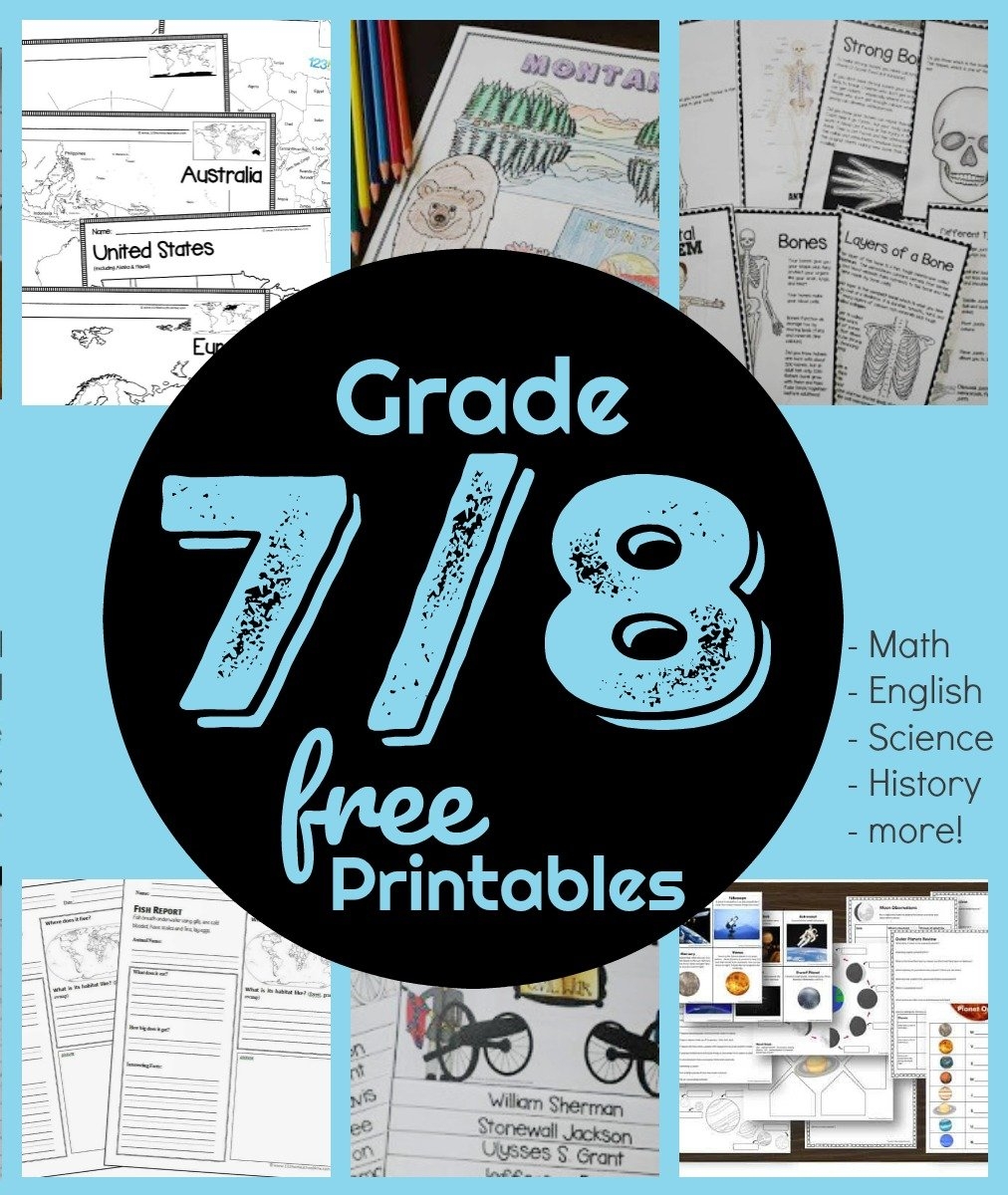 Free Printable 7th Grade Ela Worksheets