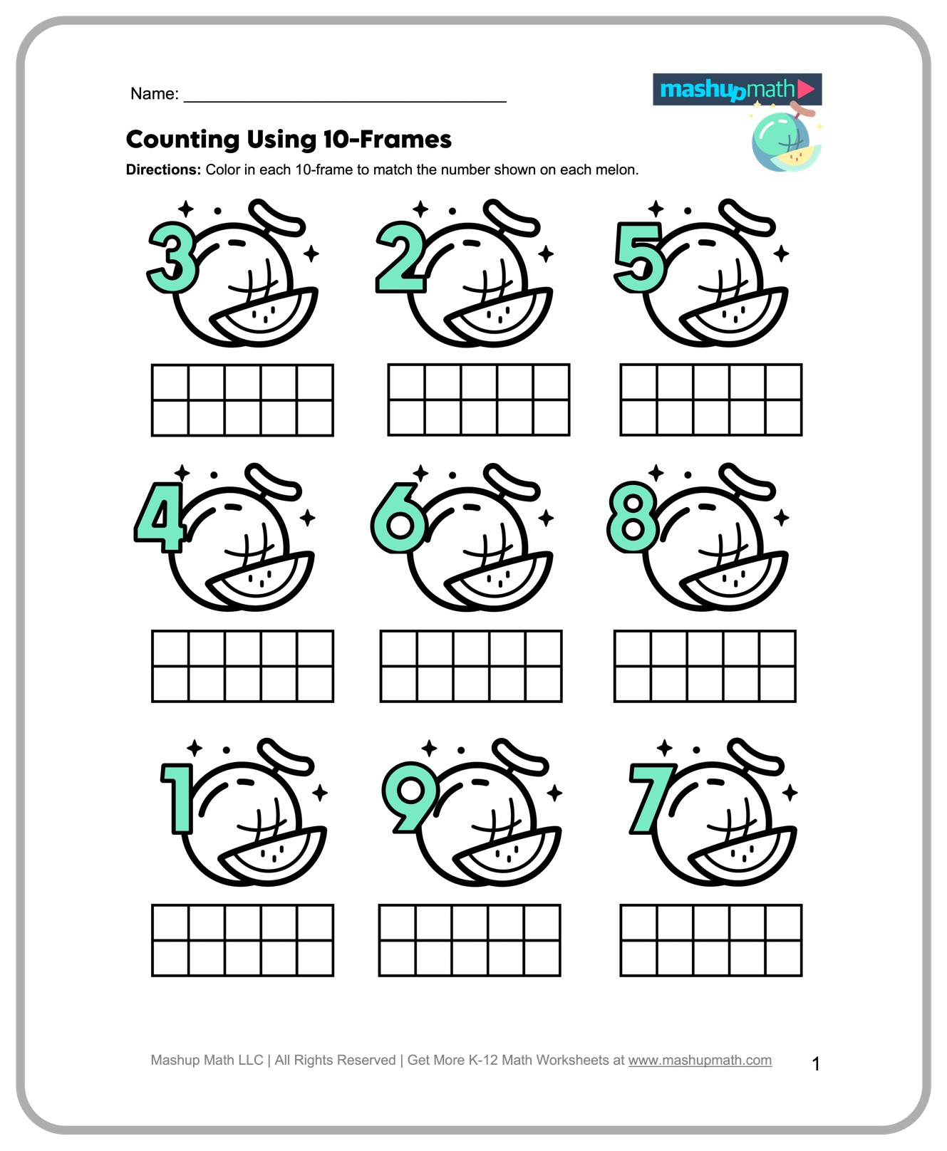 Free Kindergarten Grade Math Worksheets