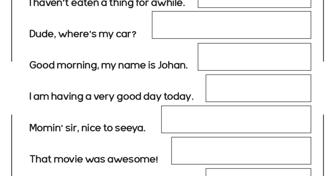 Free Language Arts 6th Grade Worksheet Download Free Language