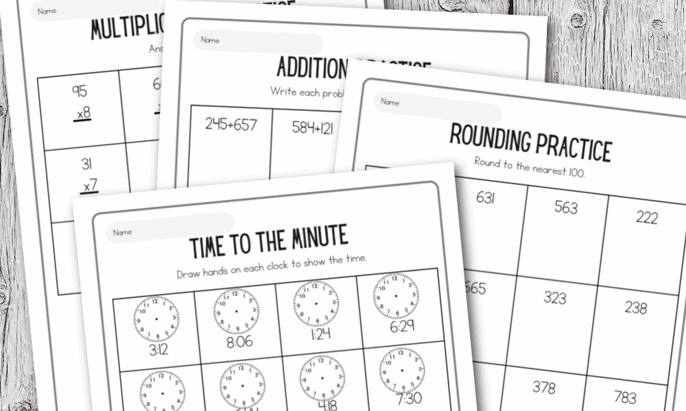 Free Printable 3rd Grade Halloween Math Worksheets