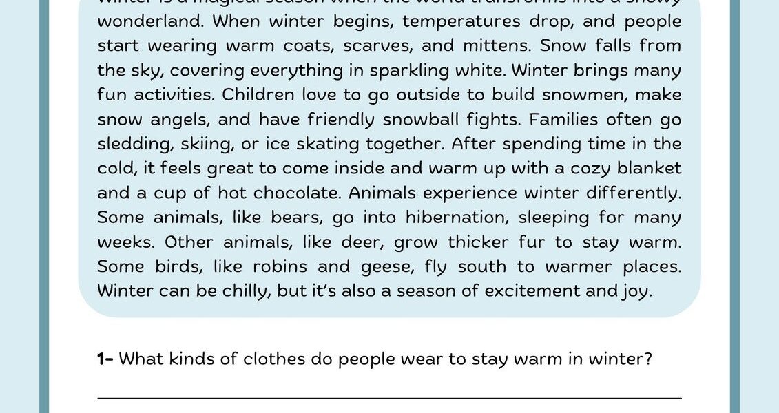 Free Printable 3rd Grade Reading Worksheet Templates Canva