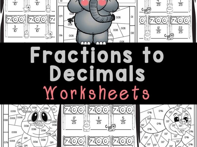 FREE Printable 5th Grade Worksheets