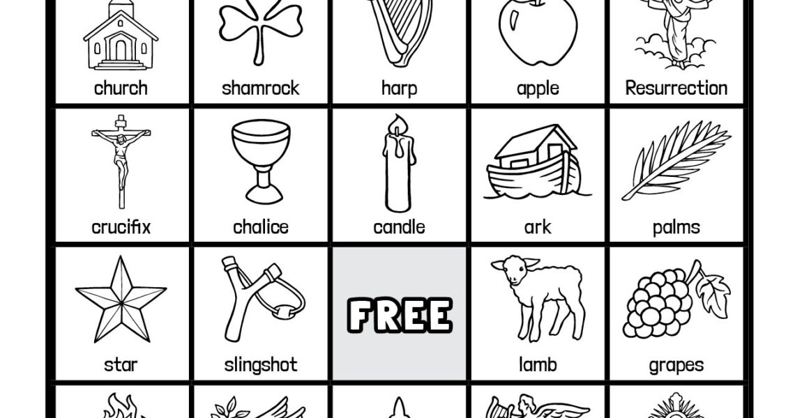 Free Printable Catholic Bingo Game Cards TheCatholicKid