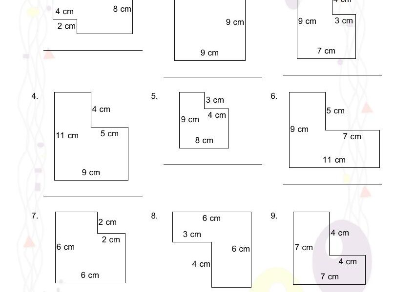 Free Printable Geometric Measurement Worksheets For 3rd Grade Math Worksheets Library
