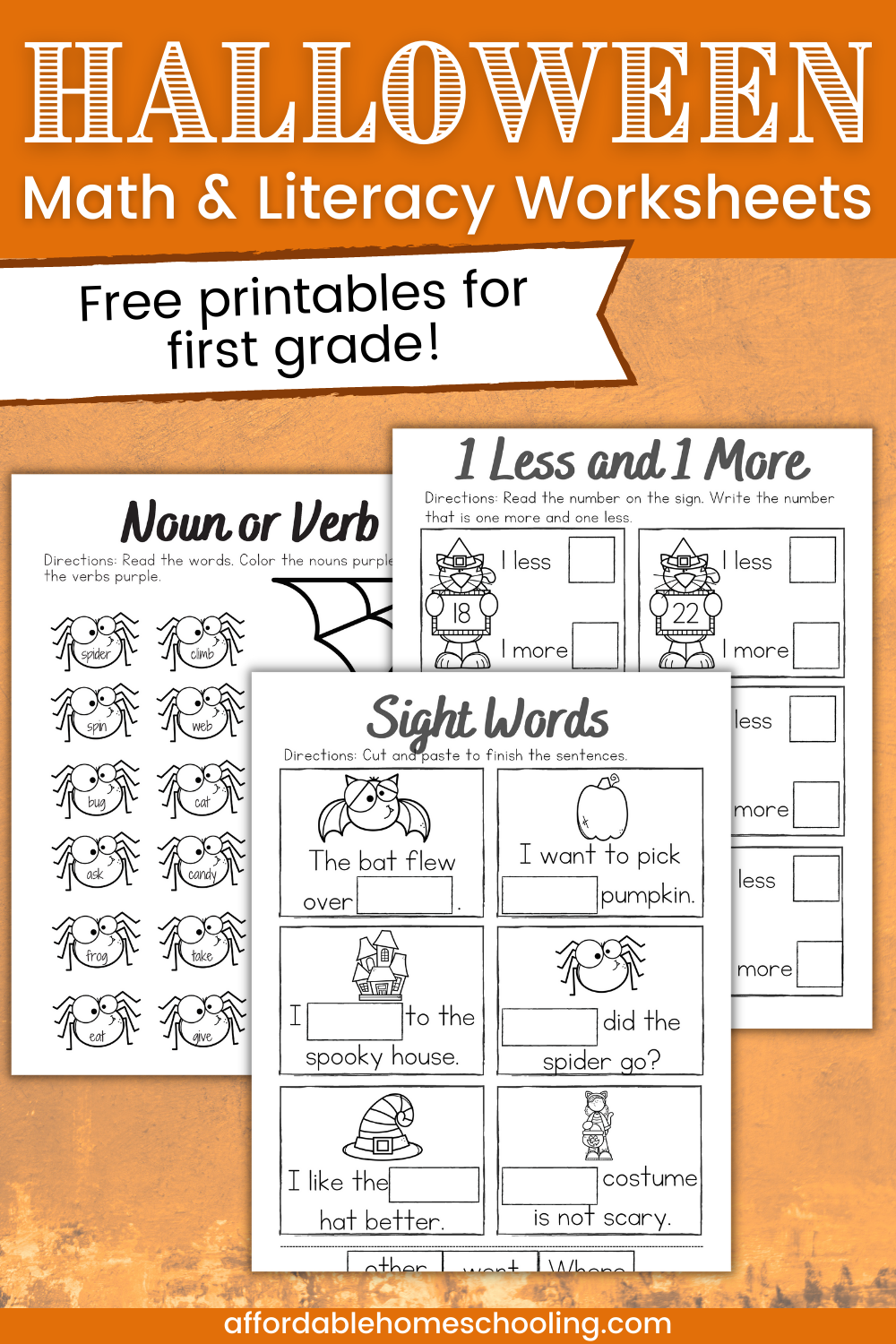 Free Printable Halloween Worksheets For First Grade Free Printable Halloween Worksheets For First Grade