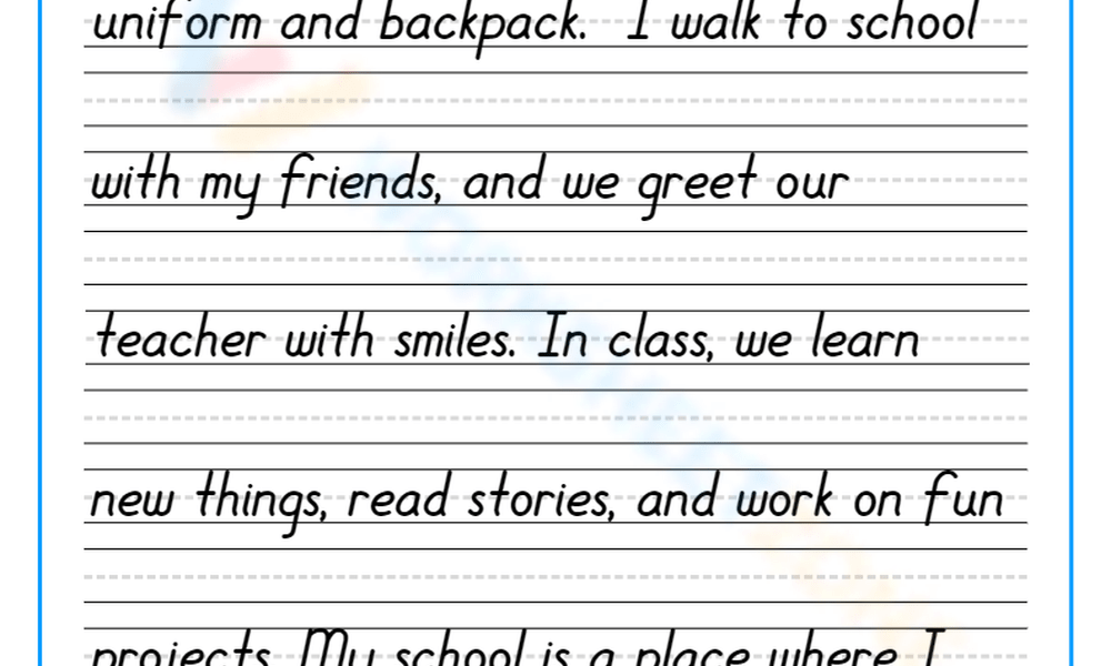 Free Printable Handwriting Worksheets For All Grades Worksheets