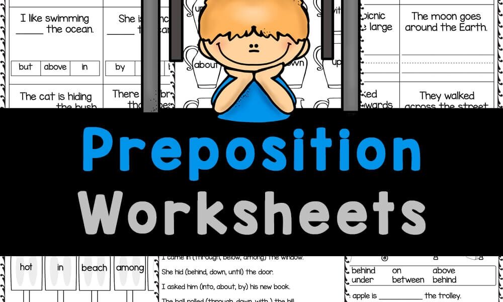 FREE Printable Preposition Exercises Worksheets