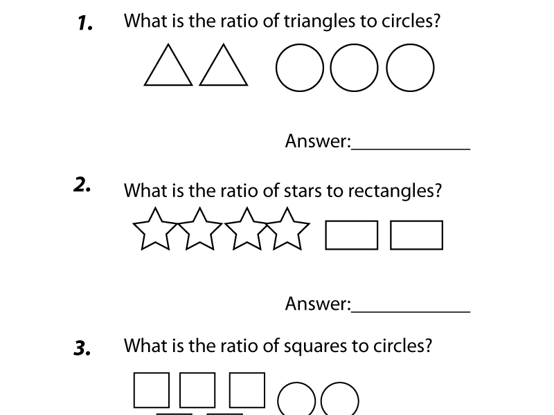 Free Printable Ratios Worksheet For Sixth Grade