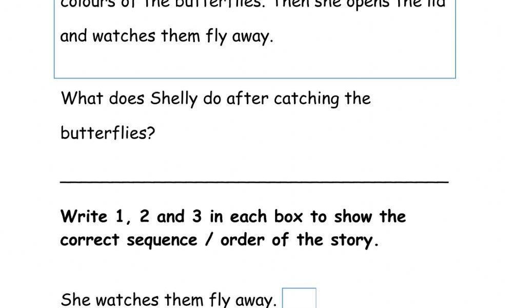 Free Sequencing Worksheet For 2nd Grade Download Free Sequencing