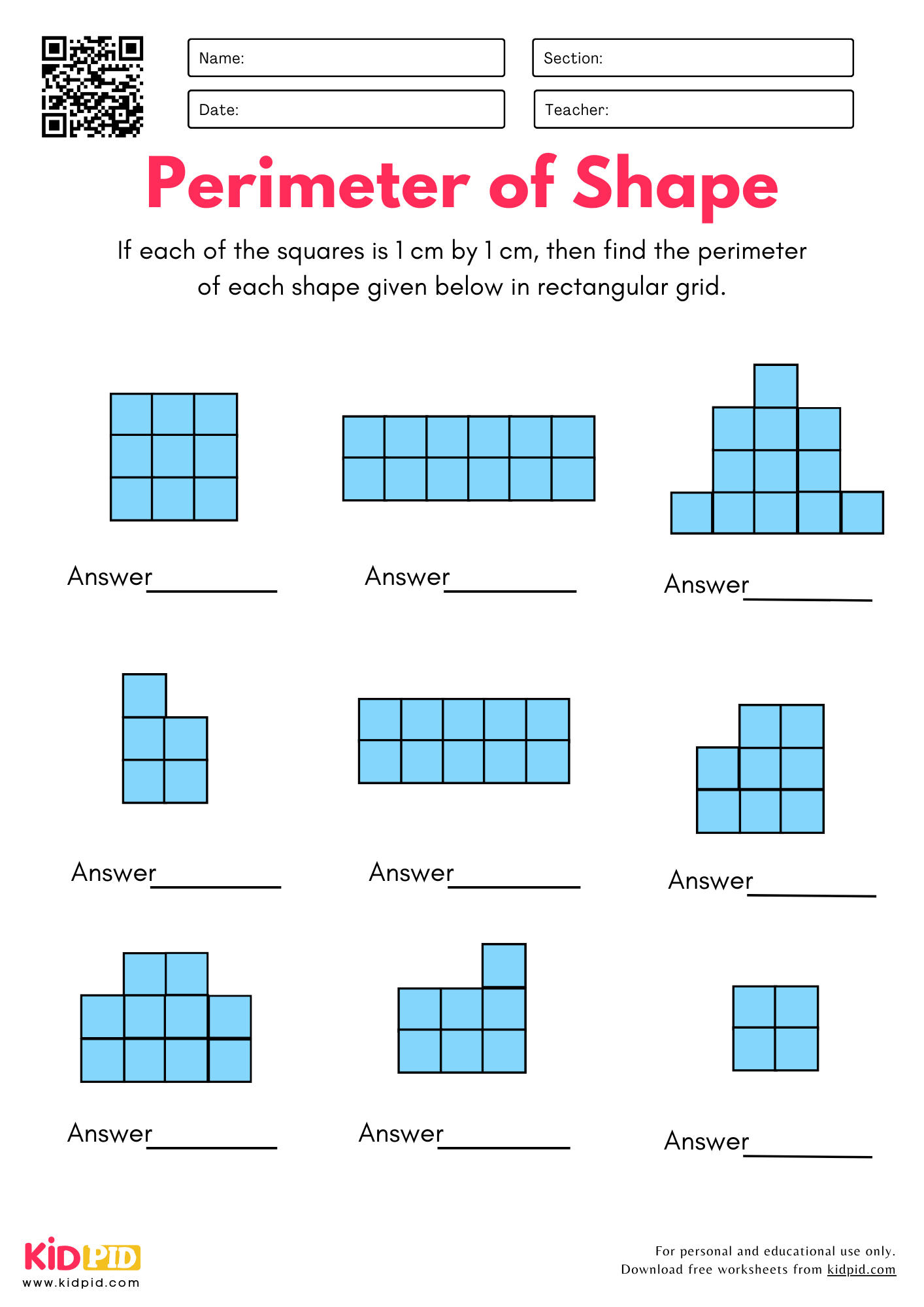 Geometry Worksheets For Grade 2 Kidpid