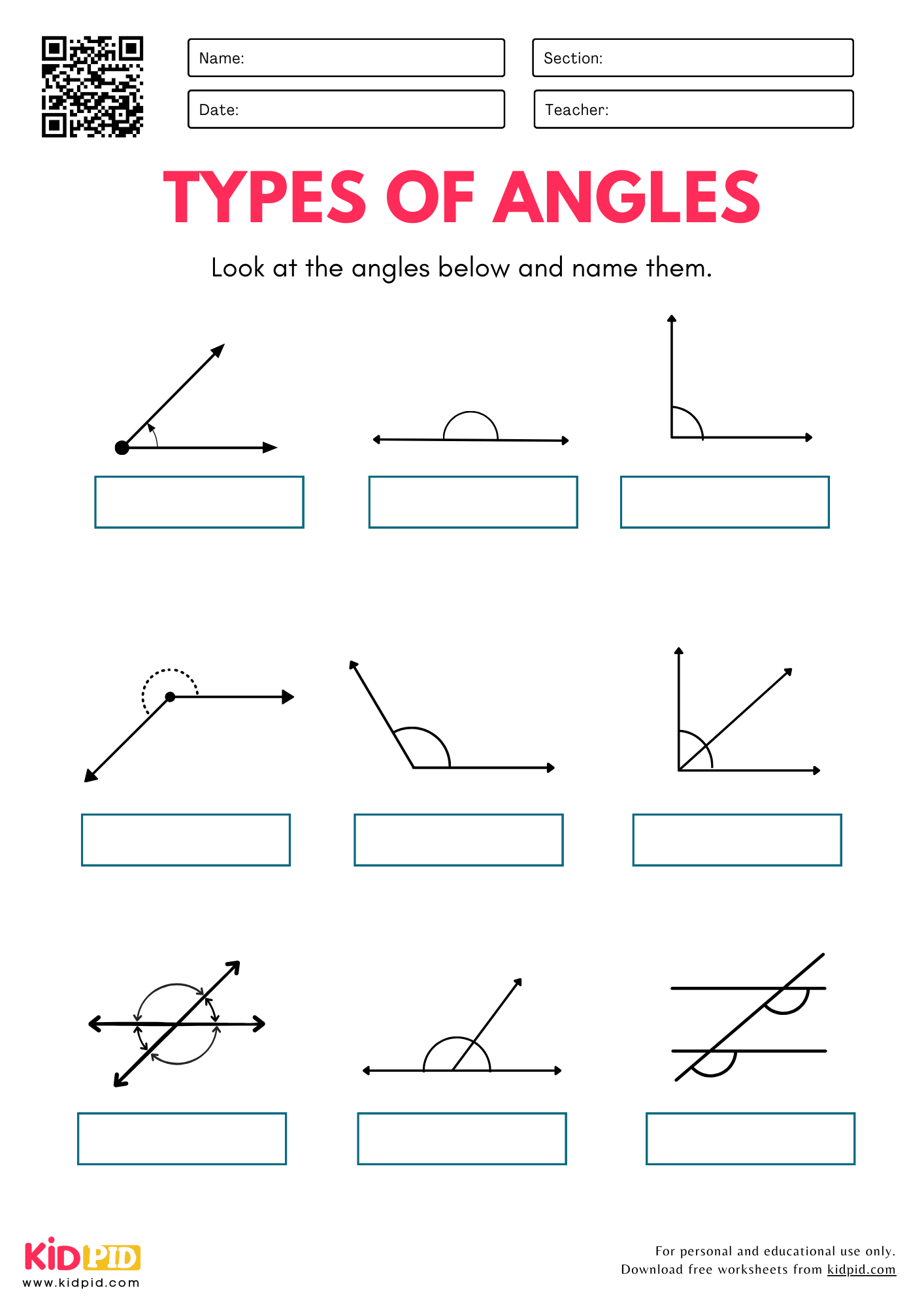 Geometry Worksheets For Grade 5 Kidpid