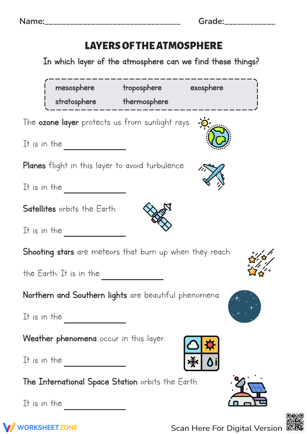 Grade 7 7th Grade Science Worksheets 2025