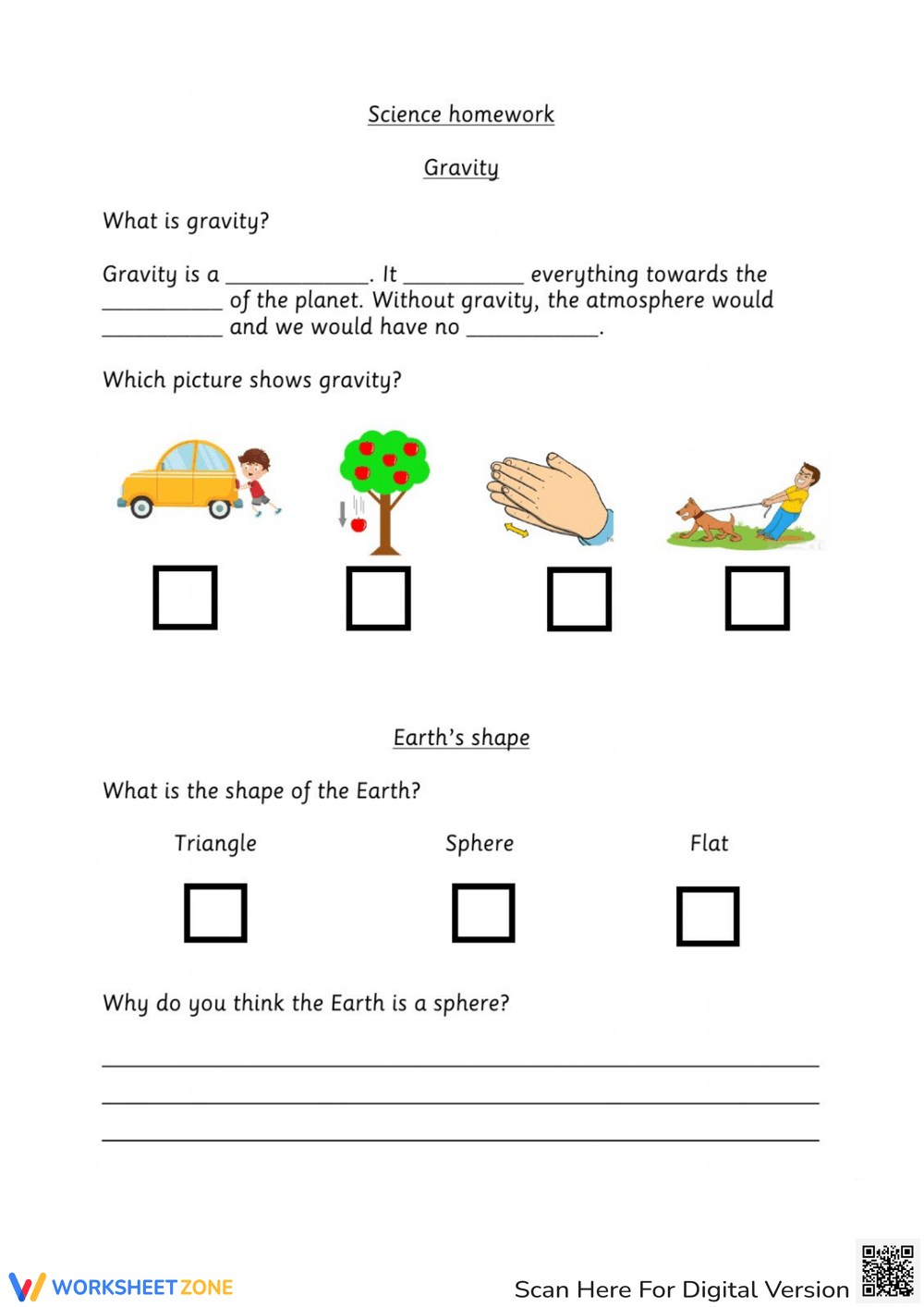 Gravity And Friction Worksheets K5 Learning Worksheets Library