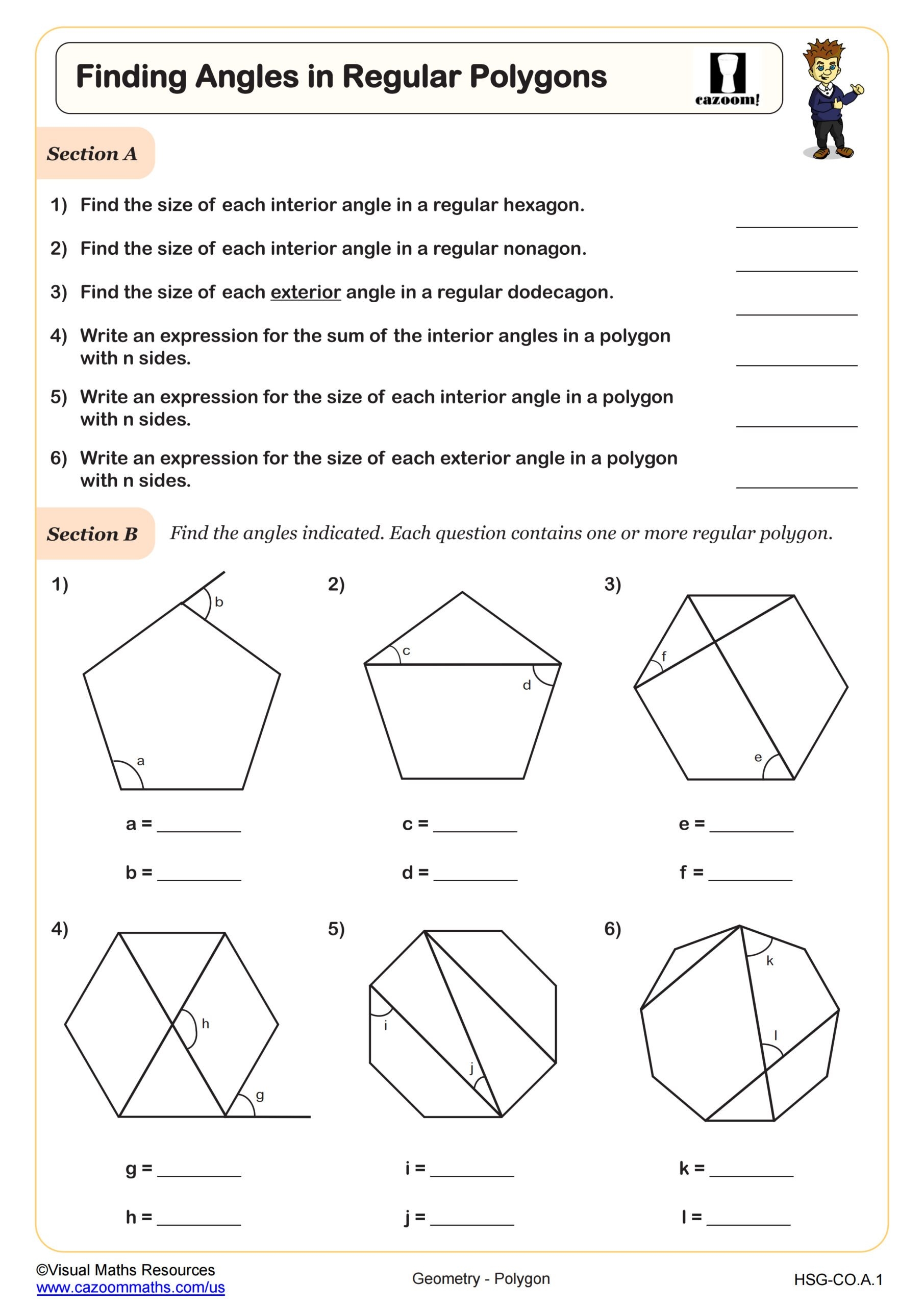 High School Geometry Worksheets Printable Geometry Math Worksheets