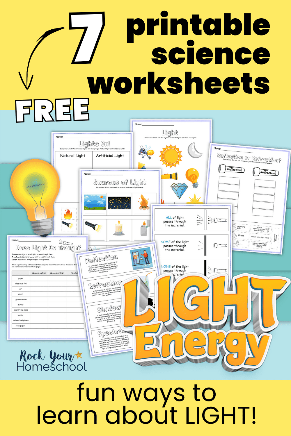 Light Worksheets 7 Amazing Ways To Make It Fun For Kids Free Light Worksheets 7 Amazing Ways To Make It Fun For Kids Free