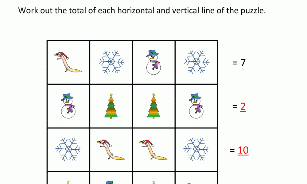 Math Christmas Worksheets First Grade