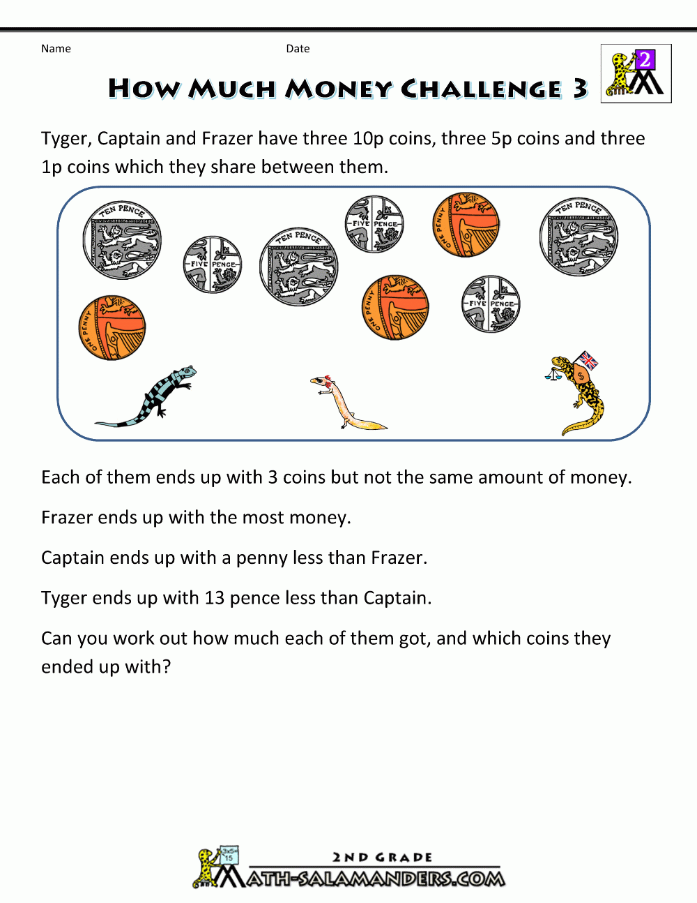 Money Worksheets Grade 3 Free Printable Money Worksheets Grade 3 Free Printable