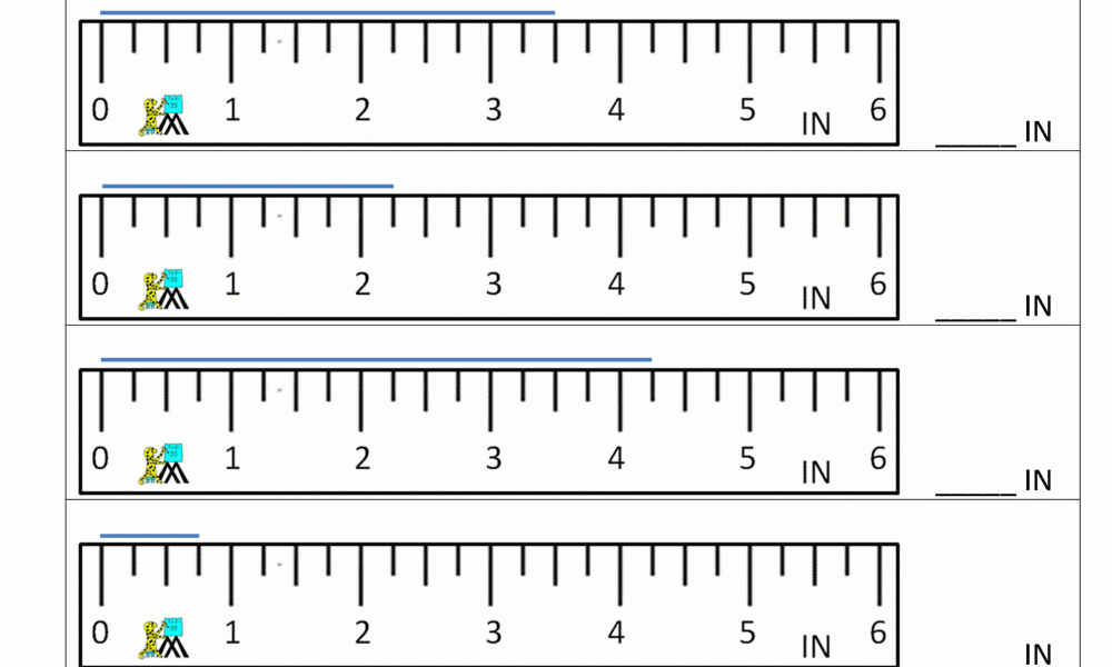 Measurement Math Worksheets Measuring Length