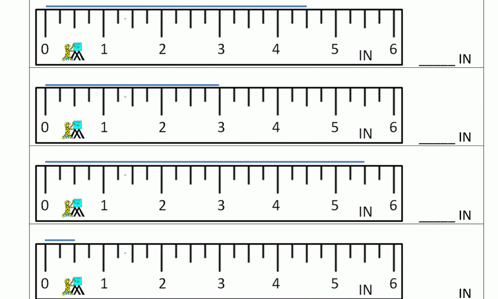 Measurement Math Worksheets Measuring Length