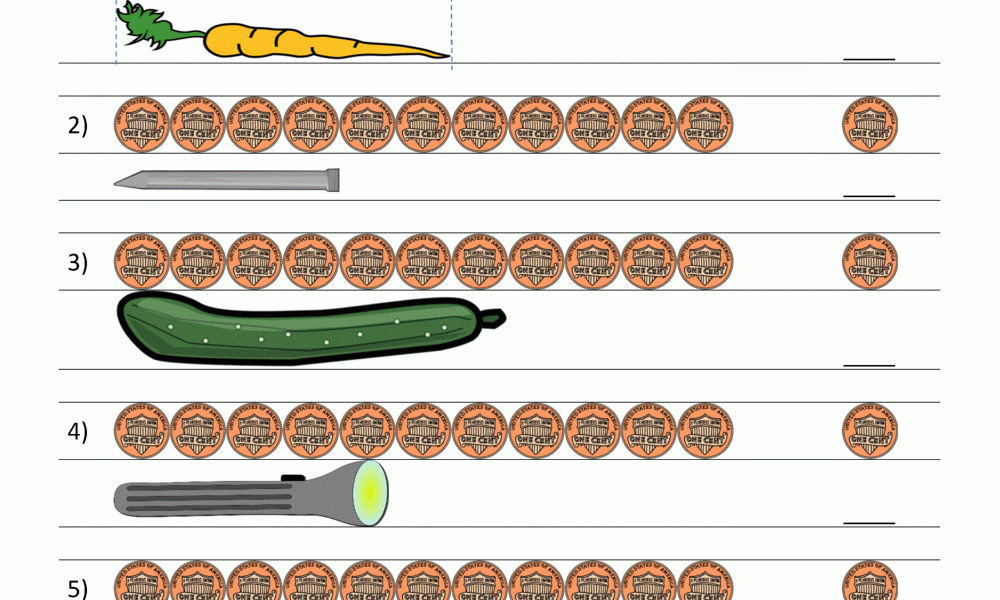 Measurement Worksheets For First Grade