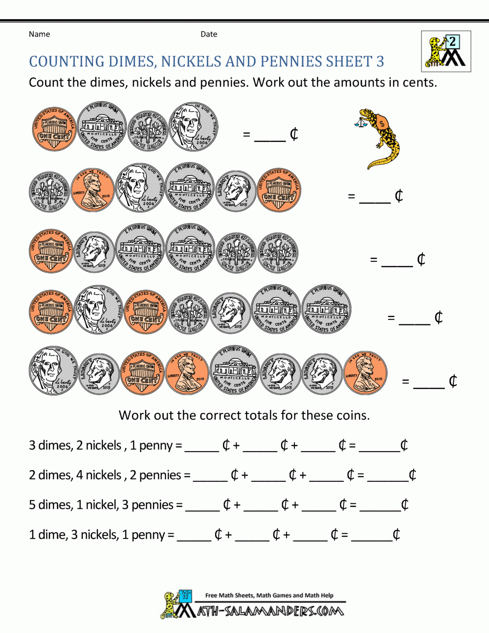 Free Second Grade Worksheets Printable