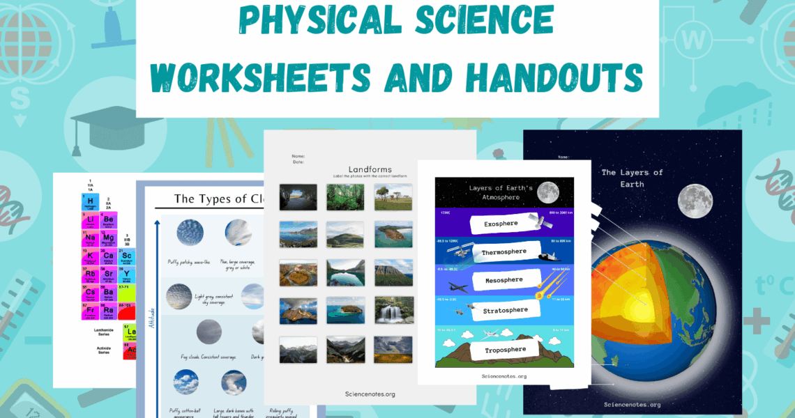 Physical Science Worksheets And Handouts