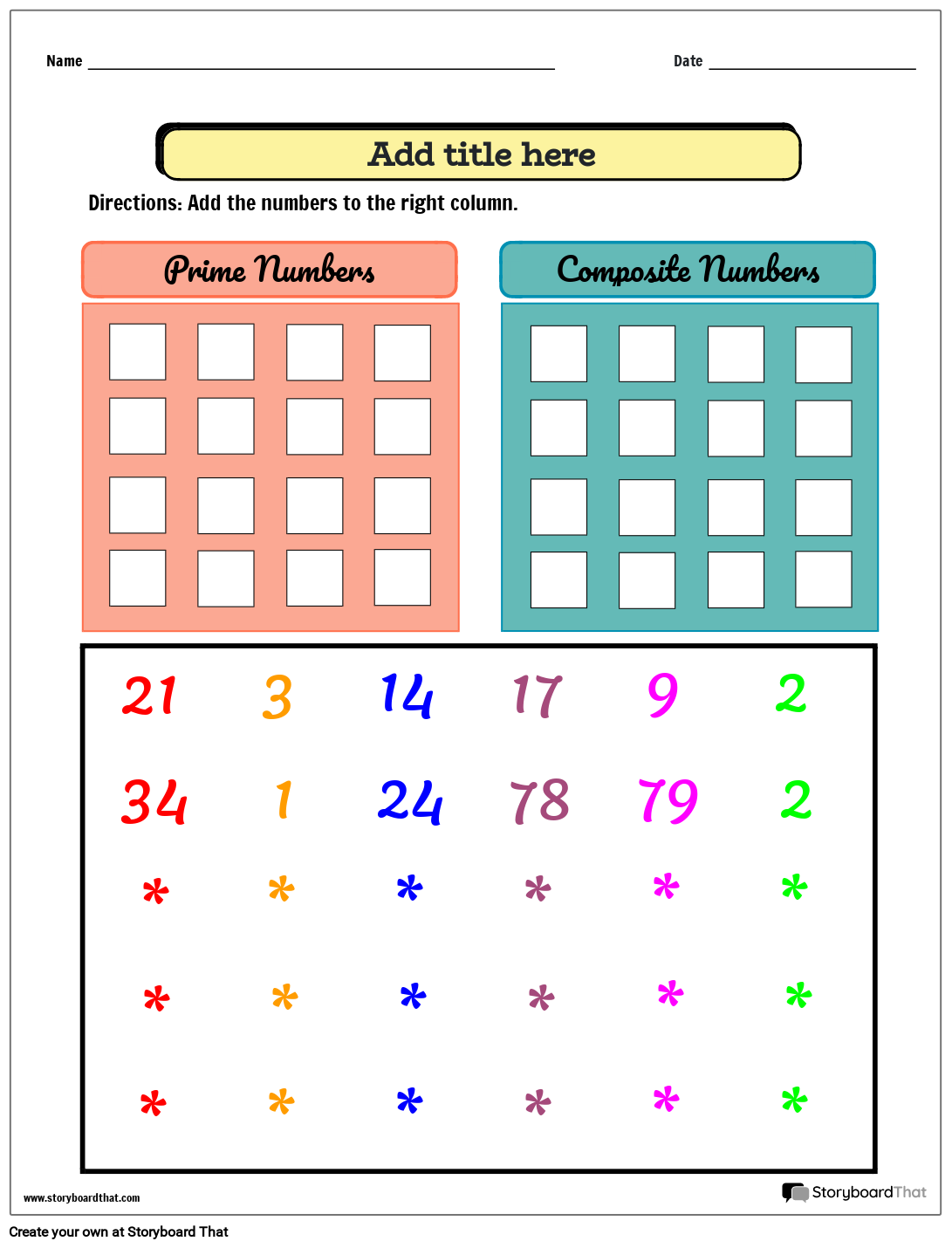 Prime And Composite Numbers Worksheets Free U0026 Customizable